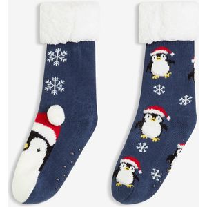 Huissokken met teddy voering (2 paar)