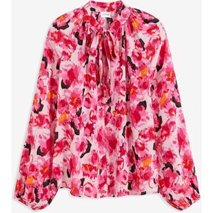 Chiffon blouse met strik