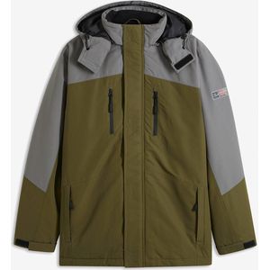 Waterdichte outdoor winterjas met afneembare capuchon