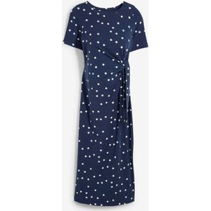 Jersey midi zwangerschapsjurk van biologisch katoen