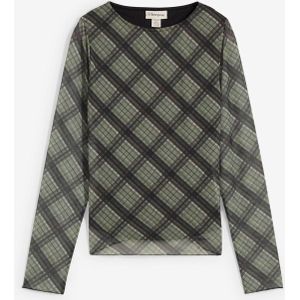 Longsleeve van fijne mesh