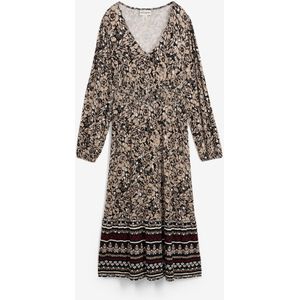 Maxi jurk van een zachte viscose-elastanmix