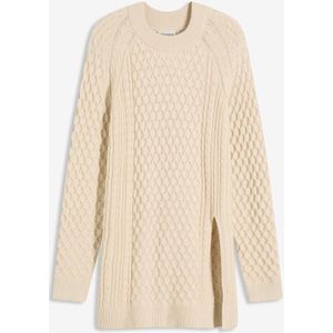 Lange trui met split