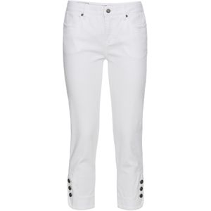 Slim fit mid waist jeans, cropped