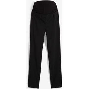 Zwangerschapsbroek van stretch met smal toelopende pijpen