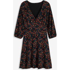 Gedessineerde mini jurk