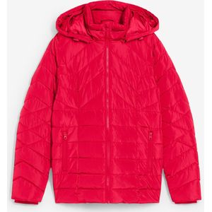 Lichte, gewatteerde jas met afneembare capuchon