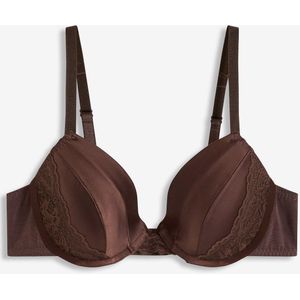 Voorgevormde bh met glanseffect
