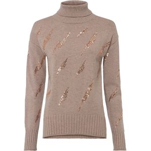 Oversized trui in een zachte viscosemix