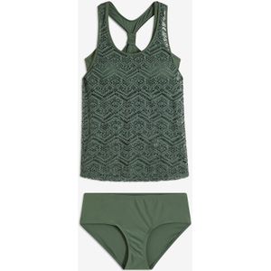 Tankini (2-dlg. set) van kant