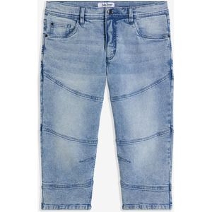 Regular fit 3/4 jeans, straight