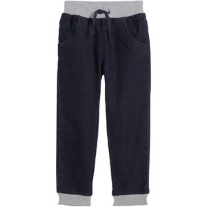 Meisjes thermobroek met jersey voering, mid waist