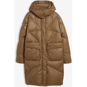 Lange donsjas met gerecycled dons, waterafstotend