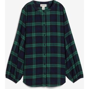 Flanellen blouse van puur katoen