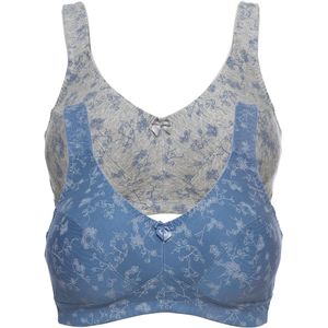 Bh zonder beugels (set van 2) met biologisch katoen