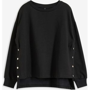 Oversized sweater van biologisch katoen