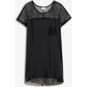 Lang strandshirt van viscose