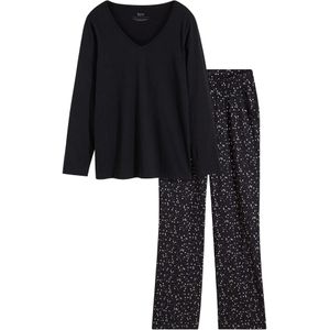 Pyjama met glanzende print (2-dlg.)