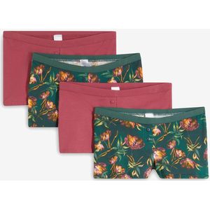 Dames boxer met biologisch katoen (set van 4)