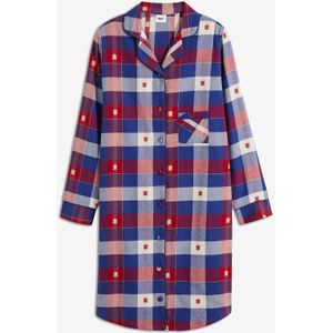 Geweven nachthemd met knoopsluiting