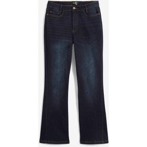 High-waist stretch jeans met comfortband, bootcut