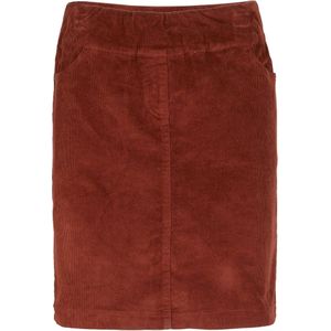Stretch corduroy rok met een comfortabele band
