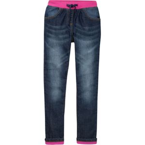 Meisjes thermojeans met fleece voering