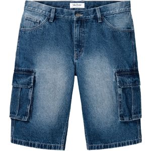 Cargo jeans bermuda, loose fit