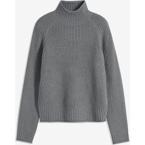 Gebreide trui met opstaande kraag