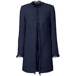 Lange bouclé blazer