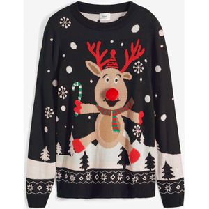 Kersttrui met ronde hals