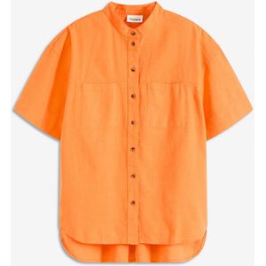 Overhemdblouse in een fijne viscosemix