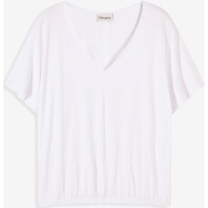 Oversized shirt in een viscosemix