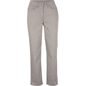 Stretch broek met rechte pijpen, mid waist