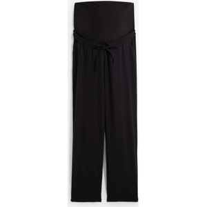 Zwangerschapsbroek met linnen, straight leg