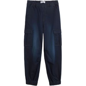 Jongens cargo jeans, tapered fit