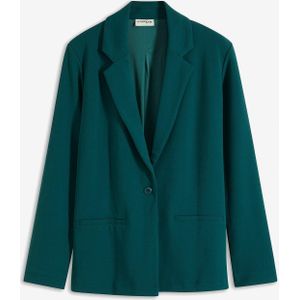 Blazer van jersey-crêpe