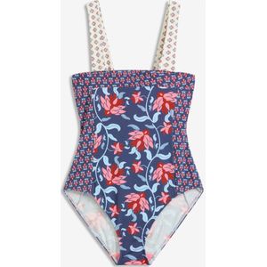 Bandeau badpak met brede bandjes