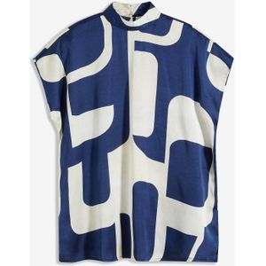 Satijnen tuniekblouse