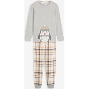 Kinderen pyjama met flanellen broek (2-dlg. set)