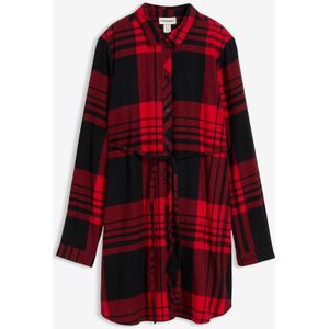 Zwangerschapsblouse / voedingsblouse van flanel