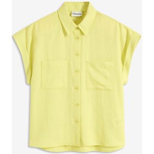 Overhemdblouse van een soepele Lyocellmix