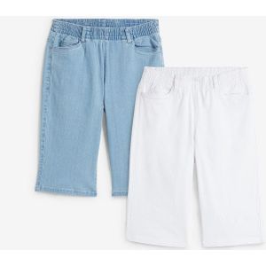 Stretch bermuda (set van 2)