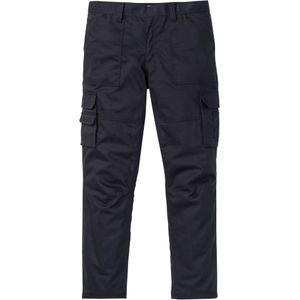 Loose fit thermo cargo broek met teflon coating, straight