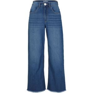 Comfort stretch 7/8 jeans, wide fit