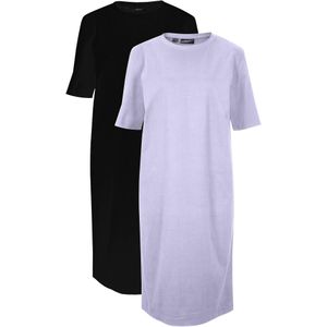 Oversized shirtjurk van katoen (set van 2)