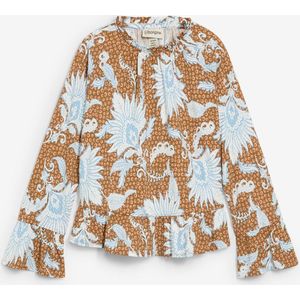 Shirtblouse van een zachte modalmix