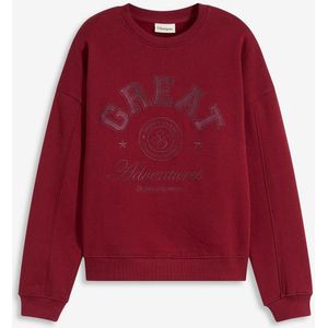 Oversized sweater van puur katoen