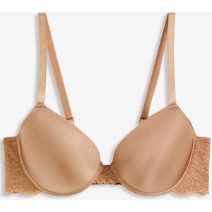 Voorgevormde bh met glanseffect