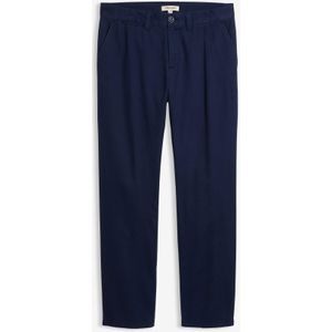 Regular fit twill broek van katoen, straight